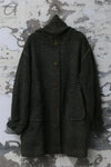 Mutedance 24 Autumn and Winter Scarf Buttoned Jacket Series MD-MD24FW08-olive green MD24FW07